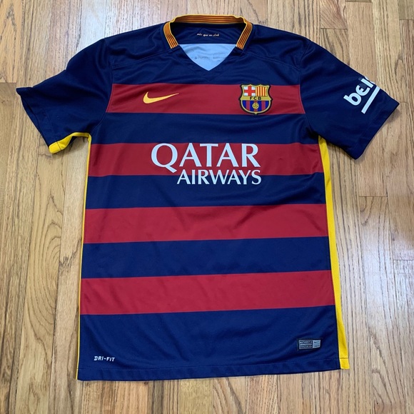 Nike Barcelona Messi #10 Home Jersey 2015/2016 Size M - Picture 2 of 12